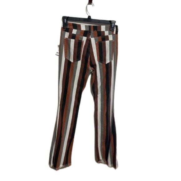 Saints and Hearts FALL Striped Flare Bell Bottom Pants - Picture 2 of 4